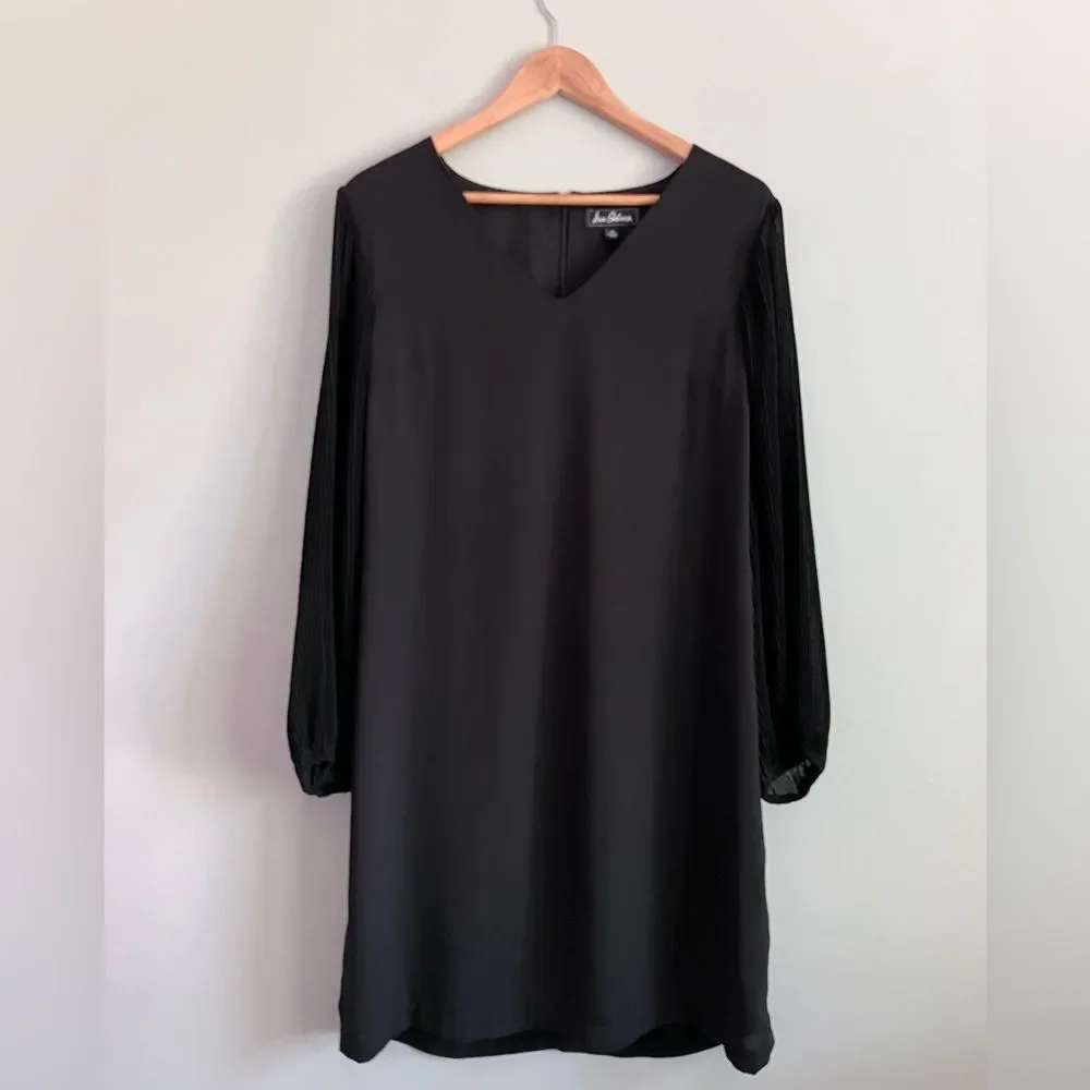 SAM EDELMAN Black Shift Dress Size 10 - Picture 1 of 11
